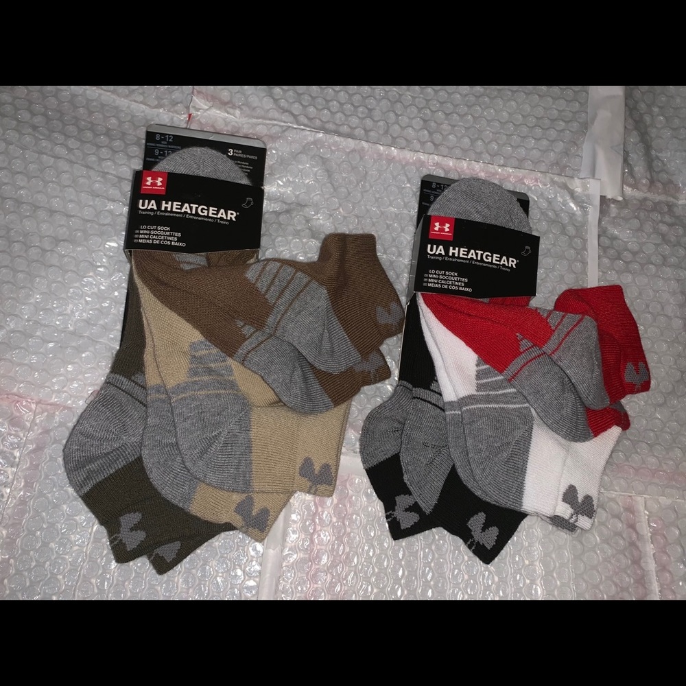 Under Armour Socks Pack of 6 New